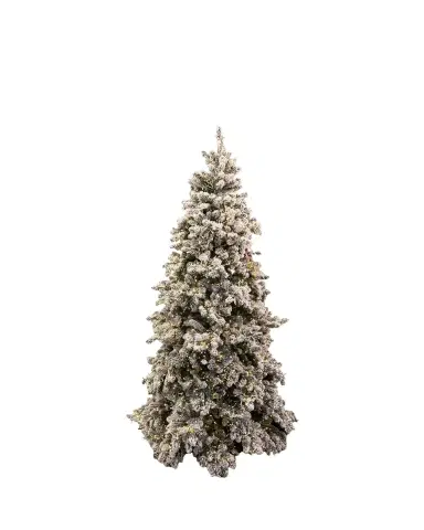 Barcana Snowy Royal Majestic Pine Pre-Lit Christmas Tree w/ Cluster Warm White LED Lights, 9' | Thumbnail 2 Barcana Snowy Royal Majestic Pine Pre-Lit Christmas Tree w/ Cluster Warm White LED Lights, 9' | Thumbnail 2