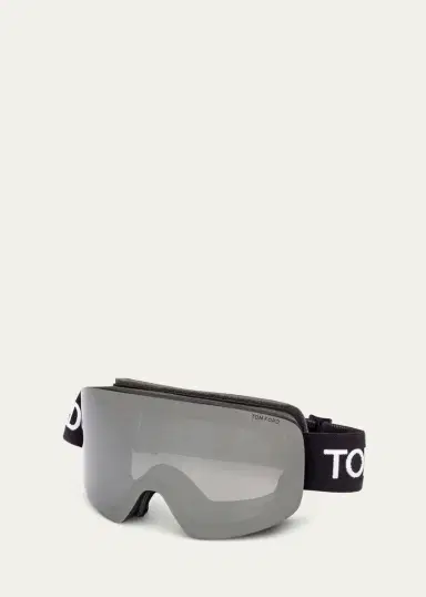 Tom Ford Mirrored Goggles With Logo Band | Thumbnail 2 Tom Ford Mirrored Goggles With Logo Band | Thumbnail 2