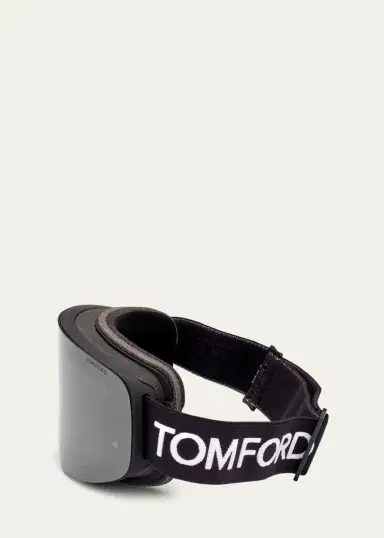 Tom Ford Mirrored Goggles With Logo Band | Thumbnail 3 Tom Ford Mirrored Goggles With Logo Band | Thumbnail 3