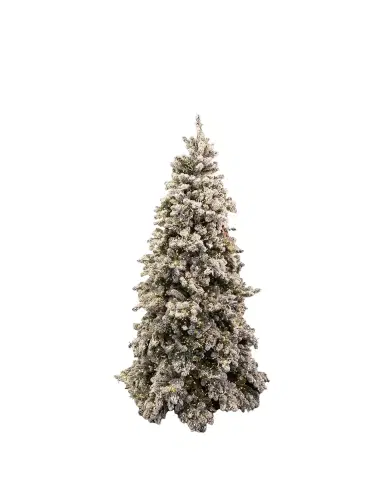 Barcana Snowy Royal Majestic Pine Pre-Lit Christmas Tree w/ Cluster Warm White LED Lights, 7.5' | Thumbnail 2 Barcana Snowy Royal Majestic Pine Pre-Lit Christmas Tree w/ Cluster Warm White LED Lights, 7.5' | Thumbnail 2