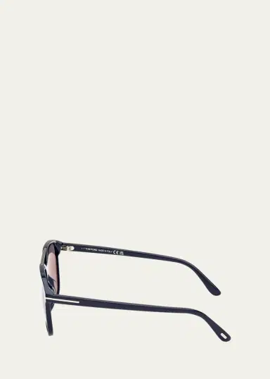 Tom Ford Men's Damian-02 Acetate Oval Sunglasses | Thumbnail 3 Tom Ford Men's Damian-02 Acetate Oval Sunglasses | Thumbnail 3