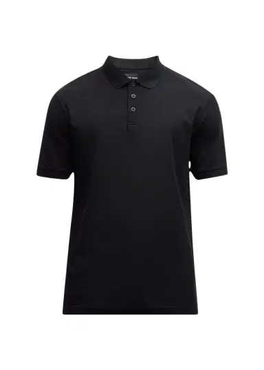 Giorgio Armani Men's Tipped Polo Shirt | Thumbnail 1 Giorgio Armani Men's Tipped Polo Shirt | Thumbnail 1