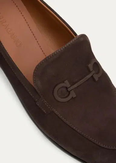 Ferragamo Suede Gancini Loafers | Thumbnail 5 Ferragamo Suede Gancini Loafers | Thumbnail 5