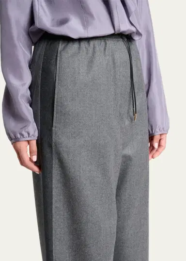 Lanvin Loose-Fit Wool Trousers | Thumbnail 5 Lanvin Loose-Fit Wool Trousers | Thumbnail 5
