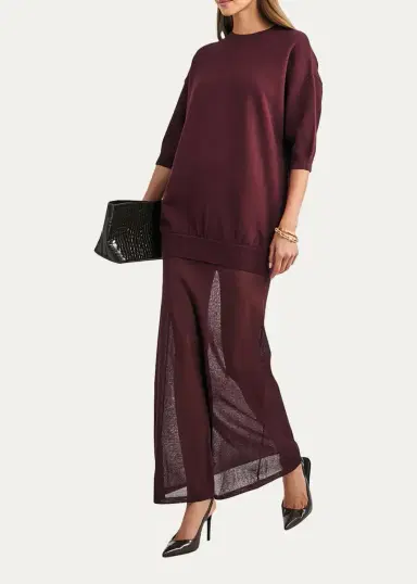 SEROYA Arwen Knit Maxi Dress | Thumbnail 2 SEROYA Arwen Knit Maxi Dress | Thumbnail 2