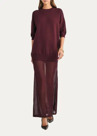 SEROYA Arwen Knit Maxi Dress | Thumbnail 4 SEROYA Arwen Knit Maxi Dress | Thumbnail 4