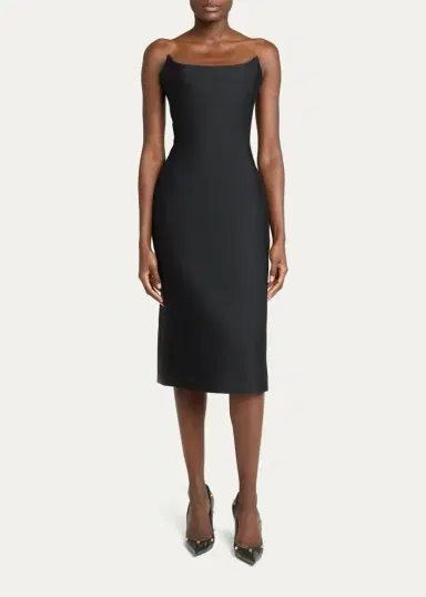 Balenciaga Bustier Midi Dress | Thumbnail 2 Balenciaga Bustier Midi Dress | Thumbnail 2