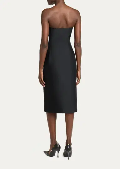 Balenciaga Bustier Midi Dress | Thumbnail 3 Balenciaga Bustier Midi Dress | Thumbnail 3