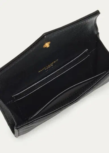 Saint Laurent Small Logo Quilted Leather Clutch | Thumbnail 3 Saint Laurent Small Logo Quilted Leather Clutch | Thumbnail 3