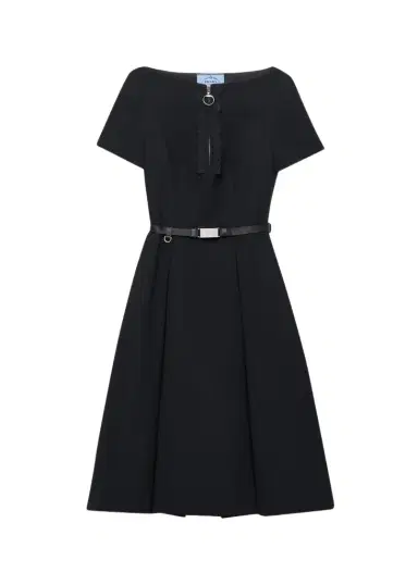 Prada Abiti Wool A-Line Midi Dress | Thumbnail 1 Prada Abiti Wool A-Line Midi Dress | Thumbnail 1