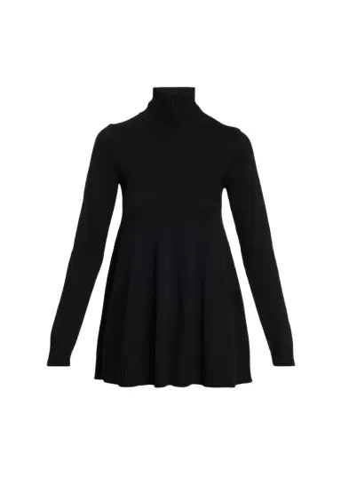 TOTEME Flared Wool-Blend Turtleneck Sweater | Thumbnail 1 TOTEME Flared Wool-Blend Turtleneck Sweater | Thumbnail 1