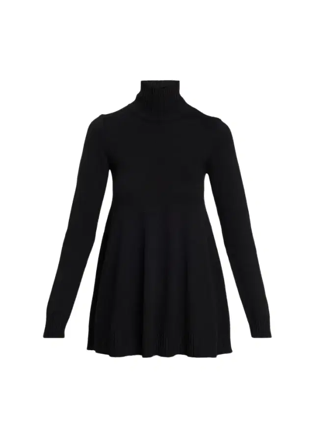 Flared Wool-Blend Turtleneck Sweater Flared Wool-Blend Turtleneck Sweater