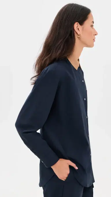 LESET Yoshi Contrast Classic Button Down Shirt | Thumbnail 4 LESET Yoshi Contrast Classic Button Down Shirt | Thumbnail 4