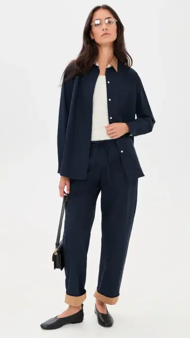 LESET Yoshi Contrast Classic Button Down Shirt | Thumbnail 5 LESET Yoshi Contrast Classic Button Down Shirt | Thumbnail 5