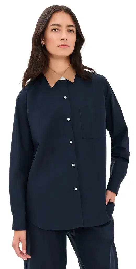 Yoshi Contrast Classic Button Down Shirt Yoshi Contrast Classic Button Down Shirt