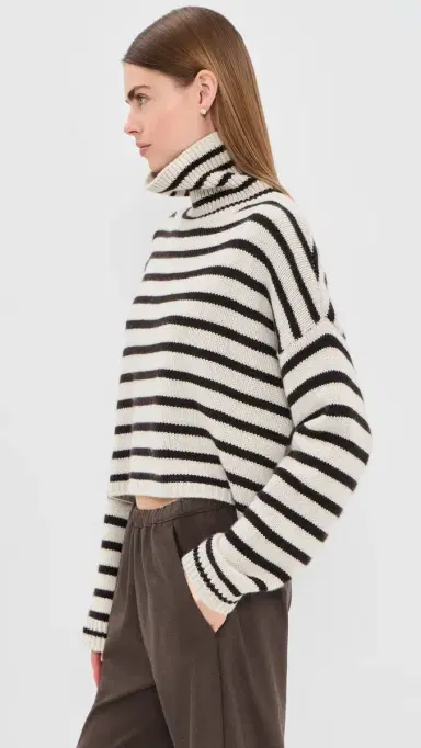 Lisa Yang Zerlina Striped Cashmere Sweater | Thumbnail 4 Lisa Yang Zerlina Striped Cashmere Sweater | Thumbnail 4