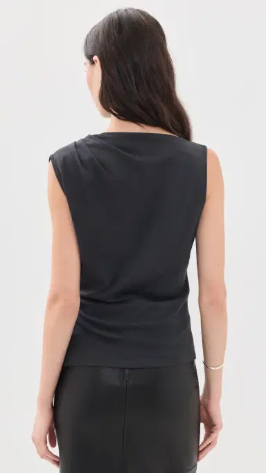 Vince Sleeveless Draped Top | Thumbnail 3 Vince Sleeveless Draped Top | Thumbnail 3