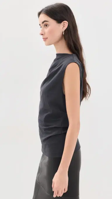 Vince Sleeveless Draped Top | Thumbnail 4 Vince Sleeveless Draped Top | Thumbnail 4