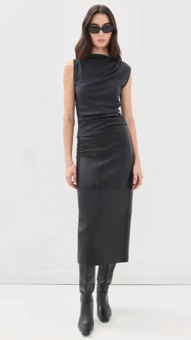 Vince Sleeveless Draped Top | Thumbnail 5 Vince Sleeveless Draped Top | Thumbnail 5