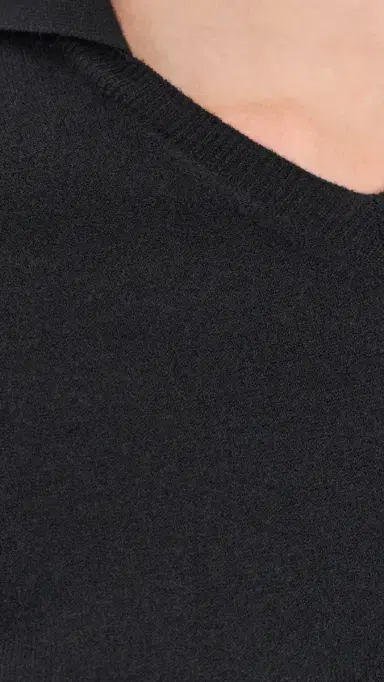 Vince High V Neck Polo | Thumbnail 6 Vince High V Neck Polo | Thumbnail 6