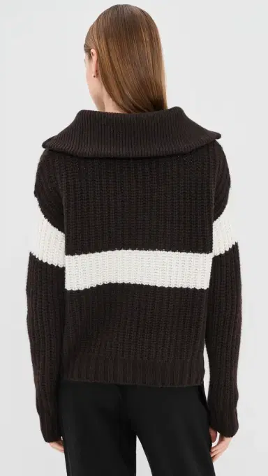 Lisa Yang Mavis Quarter Zip Cashmere Sweater | Thumbnail 3 Lisa Yang Mavis Quarter Zip Cashmere Sweater | Thumbnail 3
