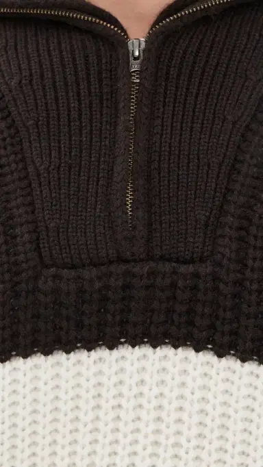 Lisa Yang Mavis Quarter Zip Cashmere Sweater | Thumbnail 6 Lisa Yang Mavis Quarter Zip Cashmere Sweater | Thumbnail 6