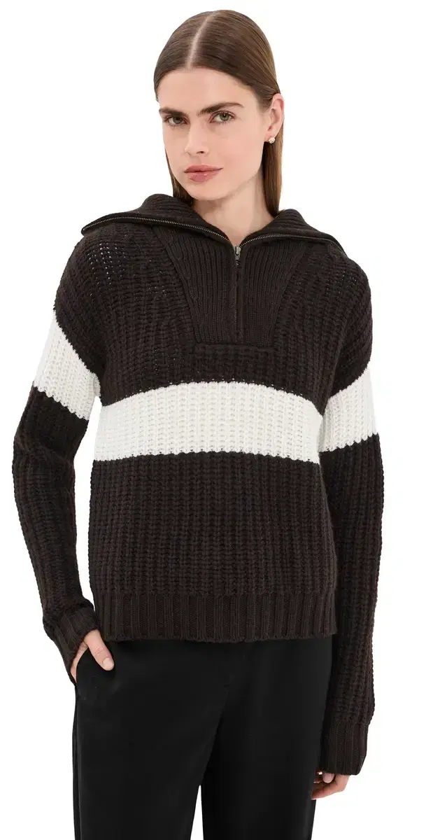 Mavis Quarter Zip Cashmere Sweater Mavis Quarter Zip Cashmere Sweater