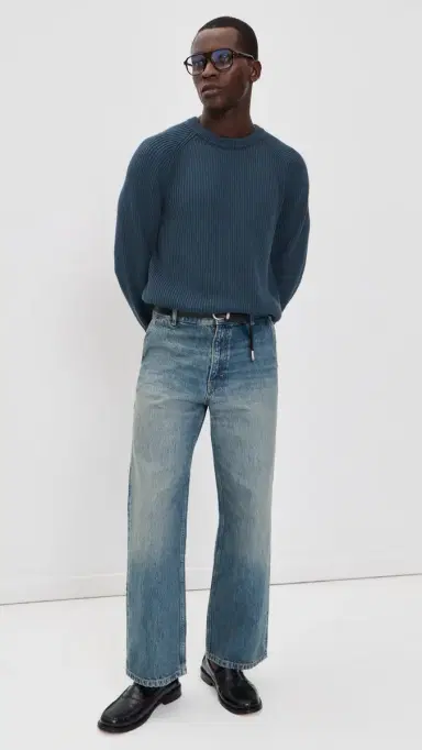 Corridor Washed Cotton Crewneck Sweater | Thumbnail 5 Corridor Washed Cotton Crewneck Sweater | Thumbnail 5