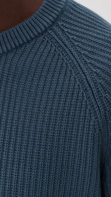 Corridor Washed Cotton Crewneck Sweater | Thumbnail 6 Corridor Washed Cotton Crewneck Sweater | Thumbnail 6