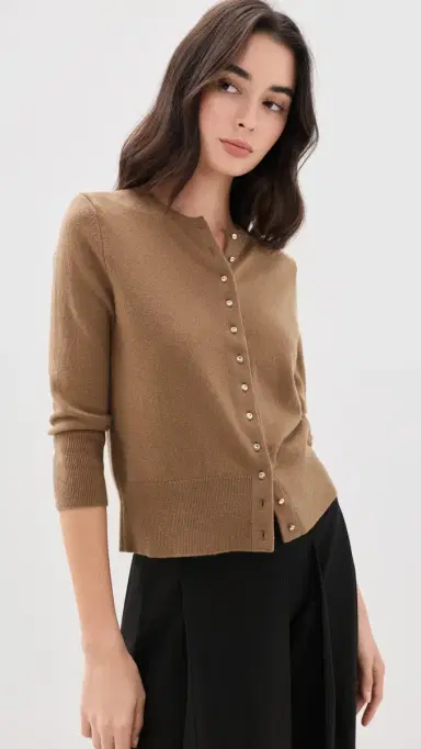 Vince Metal Button Cardigan | Thumbnail 2 Vince Metal Button Cardigan | Thumbnail 2