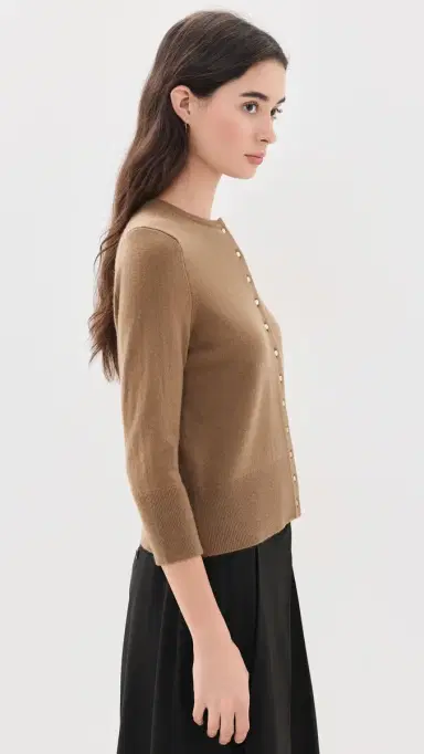 Vince Metal Button Cardigan | Thumbnail 4 Vince Metal Button Cardigan | Thumbnail 4