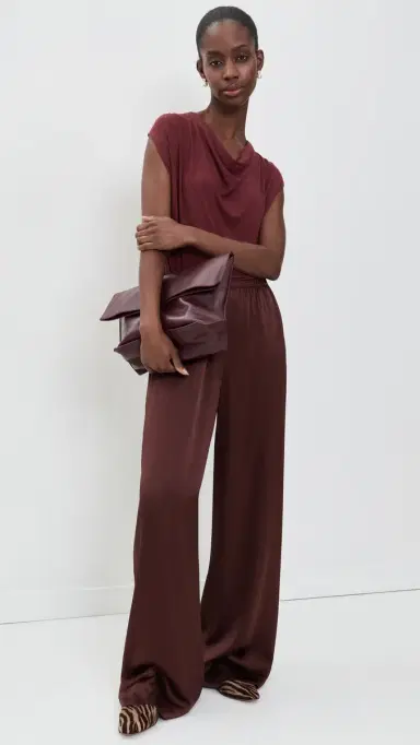Vince Draped Cowl Neck Top | Thumbnail 5 Vince Draped Cowl Neck Top | Thumbnail 5