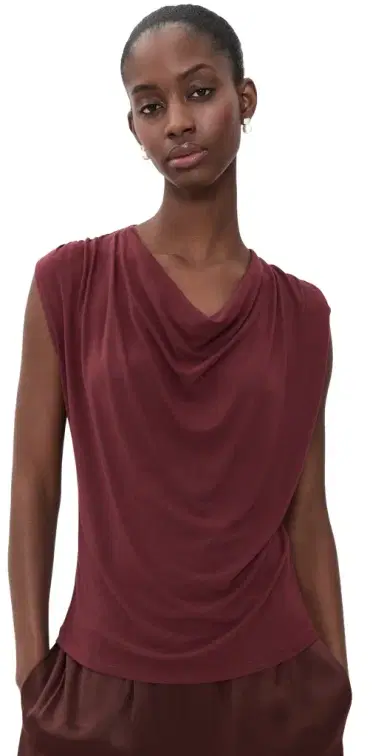 Vince Draped Cowl Neck Top | Thumbnail 1 Vince Draped Cowl Neck Top | Thumbnail 1