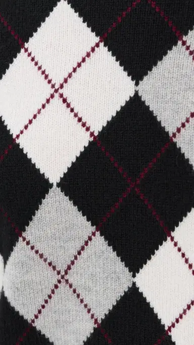 Lisa Yang Antoni Cashmere Argyle Sweater | Thumbnail 6 Lisa Yang Antoni Cashmere Argyle Sweater | Thumbnail 6