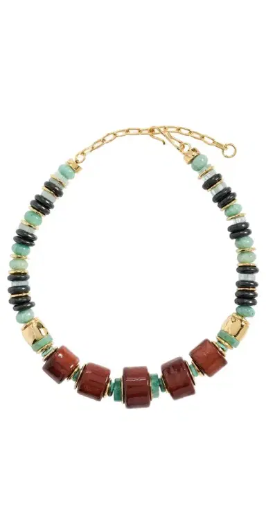 Lizzie Fortunato Granada Necklace In Rosewood | Thumbnail 1 Lizzie Fortunato Granada Necklace In Rosewood | Thumbnail 1