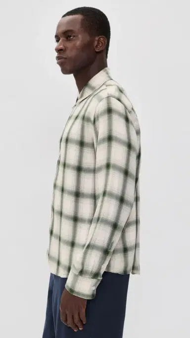 Corridor Shadow Check Button Down Shirt | Thumbnail 4 Corridor Shadow Check Button Down Shirt | Thumbnail 4