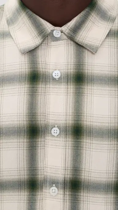 Corridor Shadow Check Button Down Shirt | Thumbnail 6 Corridor Shadow Check Button Down Shirt | Thumbnail 6