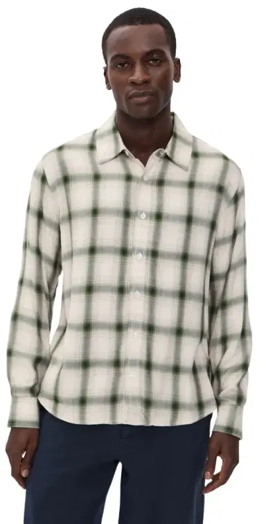Corridor Shadow Check Button Down Shirt | Thumbnail 1 Corridor Shadow Check Button Down Shirt | Thumbnail 1
