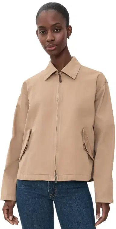 Vince Washed Cotton Jacket | Thumbnail 1 Vince Washed Cotton Jacket | Thumbnail 1
