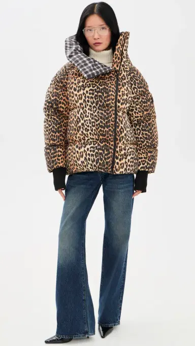 Ganni Future Nylon Printed Quilt Puffer | Thumbnail 2 Ganni Future Nylon Printed Quilt Puffer | Thumbnail 2