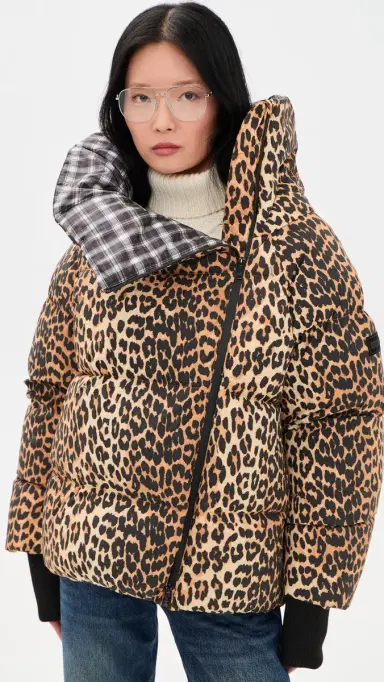 Ganni Future Nylon Printed Quilt Puffer | Thumbnail 3 Ganni Future Nylon Printed Quilt Puffer | Thumbnail 3