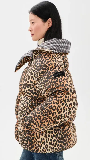 Ganni Future Nylon Printed Quilt Puffer | Thumbnail 5 Ganni Future Nylon Printed Quilt Puffer | Thumbnail 5