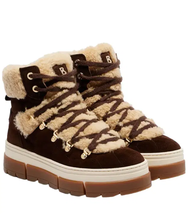 Vaduz suede and shearling ankle boots Vaduz suede and shearling ankle boots