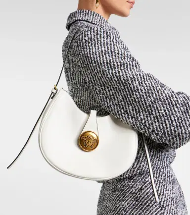 Versace Embleme Small leather shoulder bag | Thumbnail 4 Versace Embleme Small leather shoulder bag | Thumbnail 4