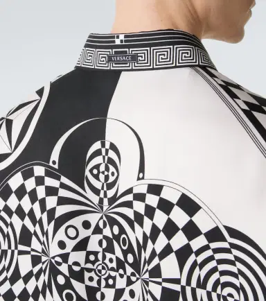 Versace Printed silk twill shirt | Thumbnail 5 Versace Printed silk twill shirt | Thumbnail 5