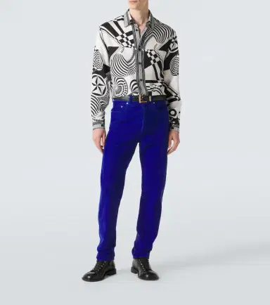 Versace Printed silk twill shirt | Thumbnail 7 Versace Printed silk twill shirt | Thumbnail 7