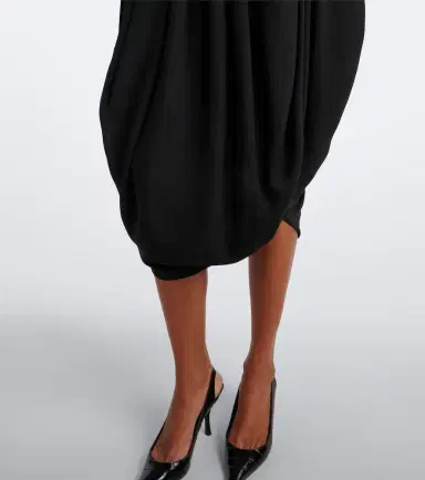 Magda Butrym Draped cotton and silk corset dress | Thumbnail 3 Magda Butrym Draped cotton and silk corset dress | Thumbnail 3