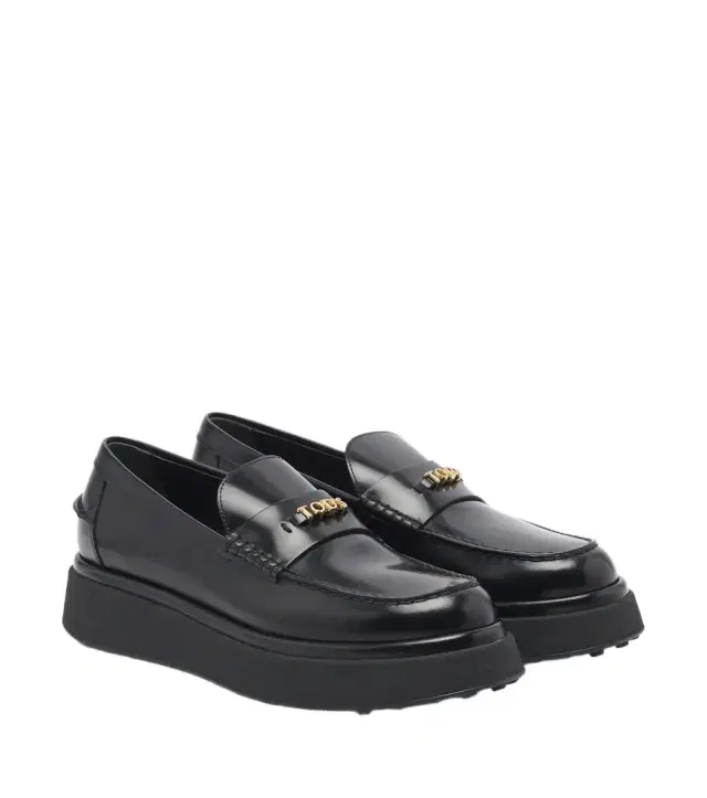 Leather platform loafers Leather platform loafers