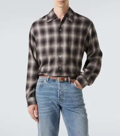 Our Legacy Every checked TENCEL flannel shirt | Thumbnail 3 Our Legacy Every checked TENCEL flannel shirt | Thumbnail 3