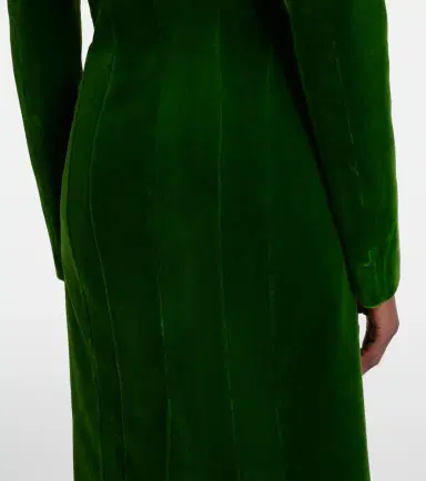 Alaïa Alaïa Double-breasted cotton velvet coat | Thumbnail 3 Alaïa Alaïa Double-breasted cotton velvet coat | Thumbnail 3